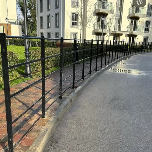 metal rails fencing bristol